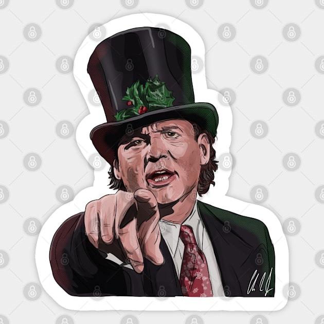 Scrooged: Yeah, You Sticker by 51Deesigns